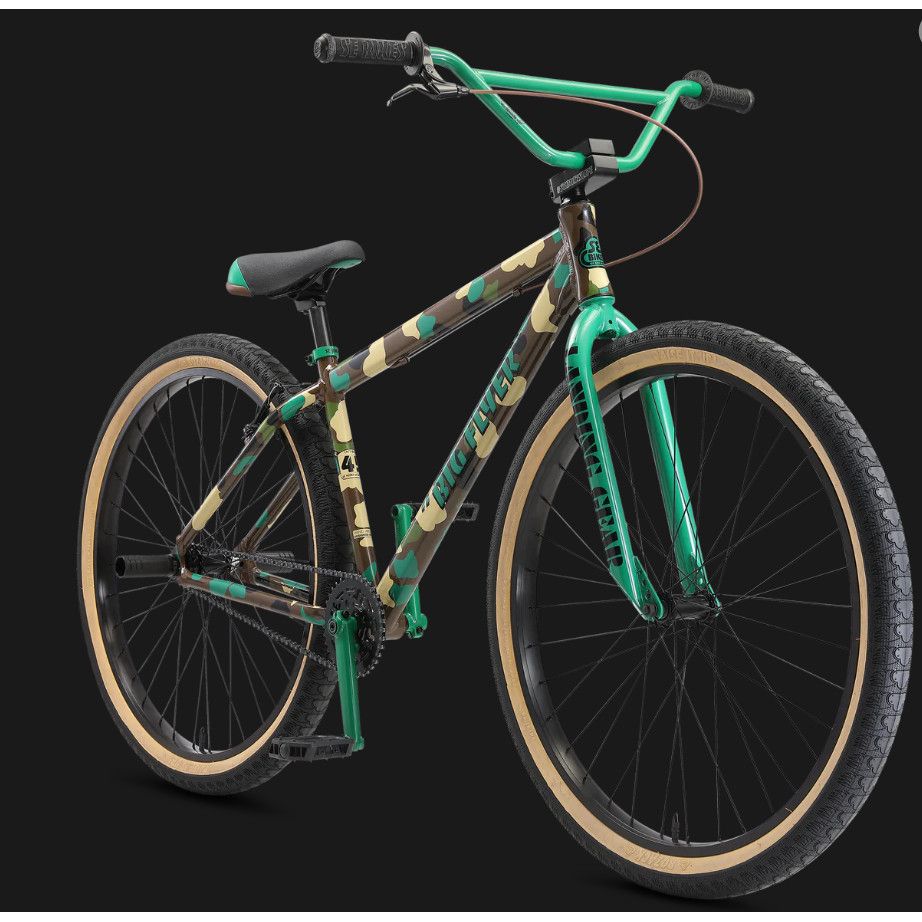 SE Bikes Big Flyer 29" Bike, COLOUR: Army Camo, SIZE: 29
