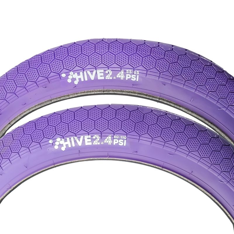Stolen Hive LP Tires (PAIR), COLOUR: Lavender, SIZE: 20 x 2.4