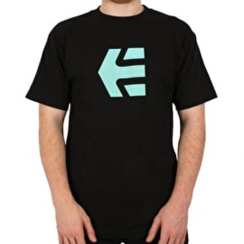 Etnies Icon T-shirt, COLOUR: Black, SIZE: Boys small