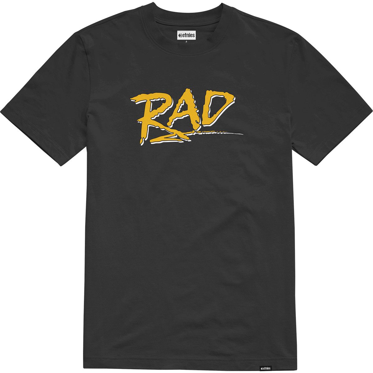 Etnies X Rad Logo T-shirt, COLOUR: Black, SIZE: Large
