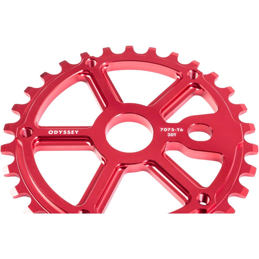 Odyssey Utility Pro 7075-T6 Sprocket, COLOUR: Red, SIZE: 30T