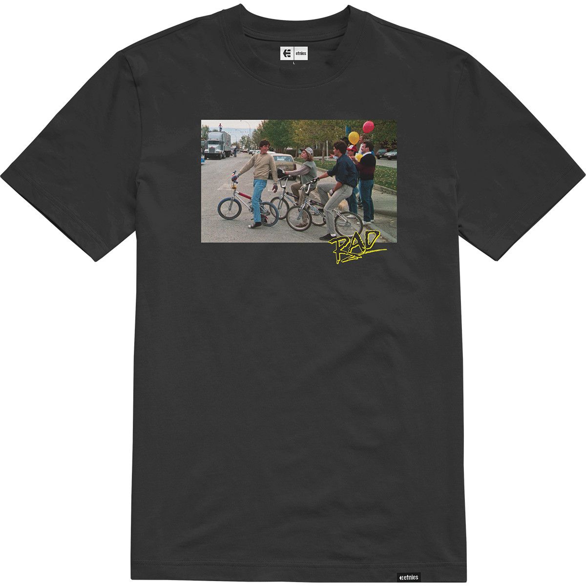 Etnies Rad T-shirt, COLOUR: Black, SIZE: Large