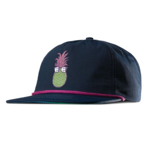 Etnies x Happy Hour 5 Panel Hat, COLOUR: Navy Blue, SIZE: One size fits all