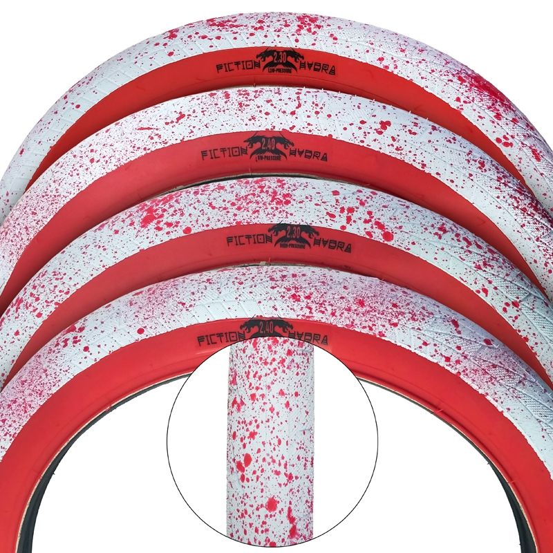 Fiction Hydra HP Tire, COLOUR: Psycho White/Red, SIZE: 20 x 2.4