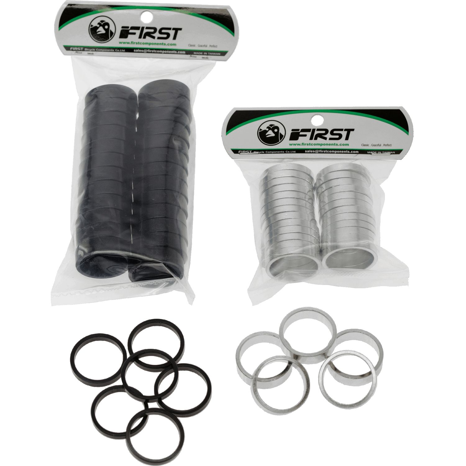 First Headset Spacer, COLOUR: Black, SIZE: 2mm