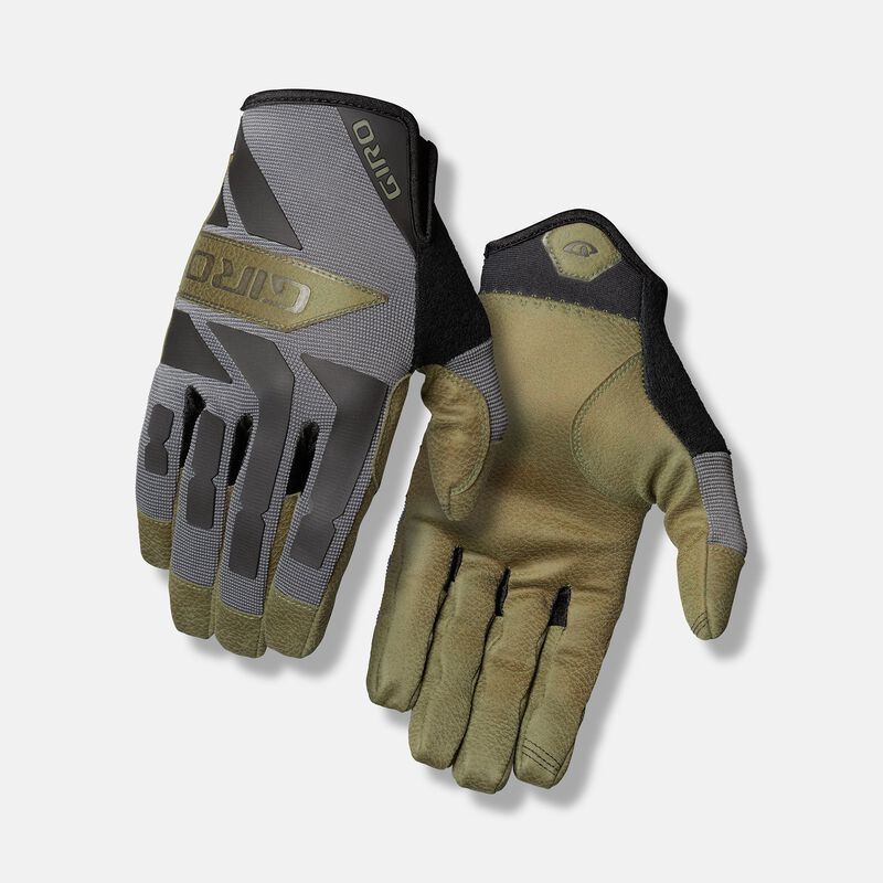 Giro Trail Builder Gloves, COLOUR: Black/Olive, SIZE: Small
