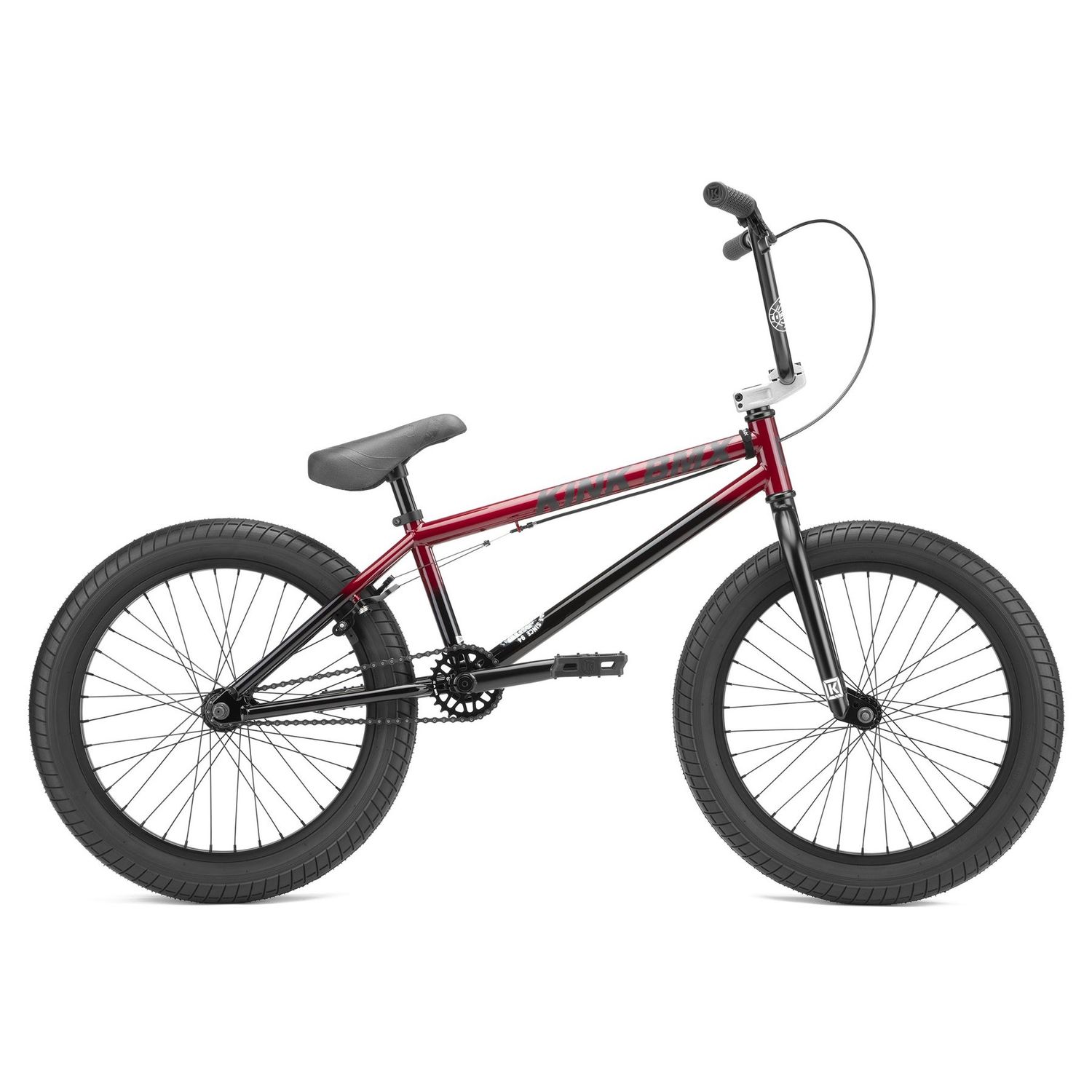 Kink Curb BMX Bike, COLOUR: Gloss Blood Orange, SIZE: 20