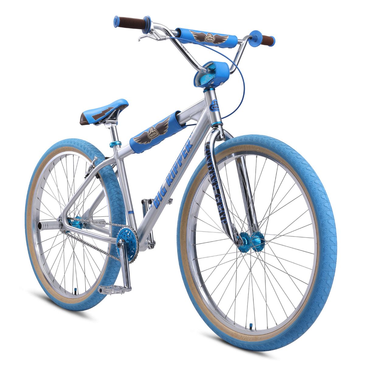SE Bikes Big Ripper 29" Wheelie Bike, COLOUR: Ball Burnished, SIZE: 29