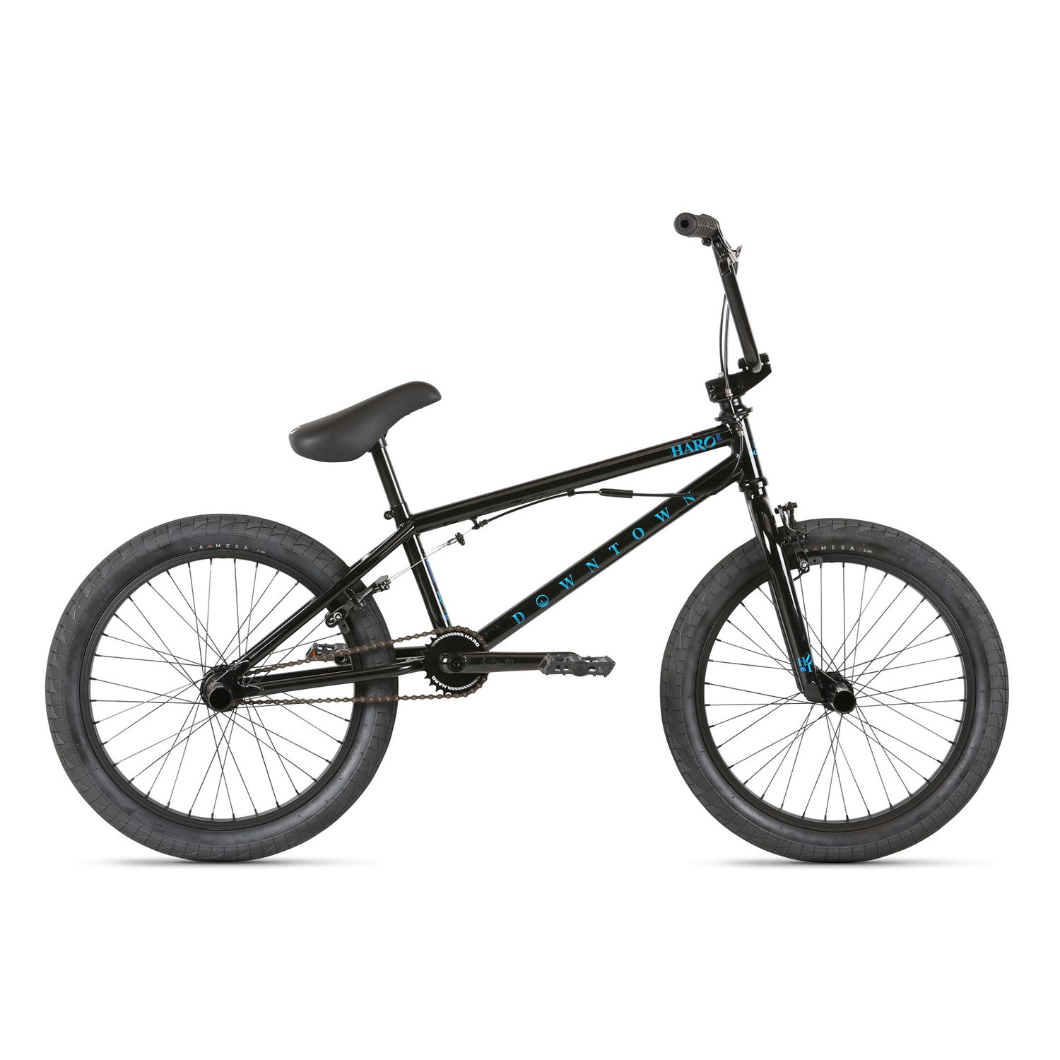 Haro Downtown DLX BMX Bike, COLOUR: Black, SIZE: 20.5"TT