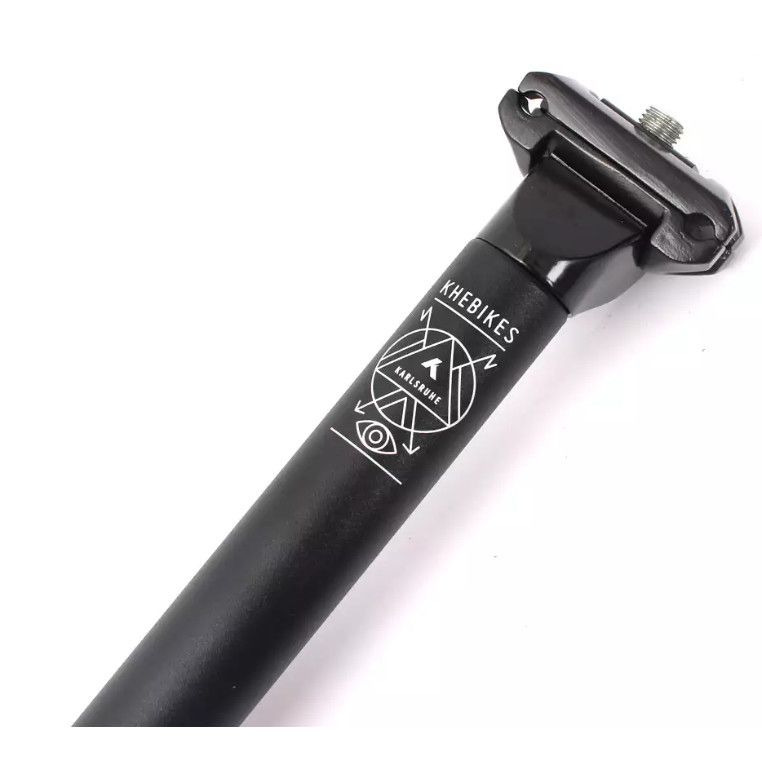 KHE MVP Railed Seat Post, COLOUR: Black, SIZE: 25.4 x 350mm