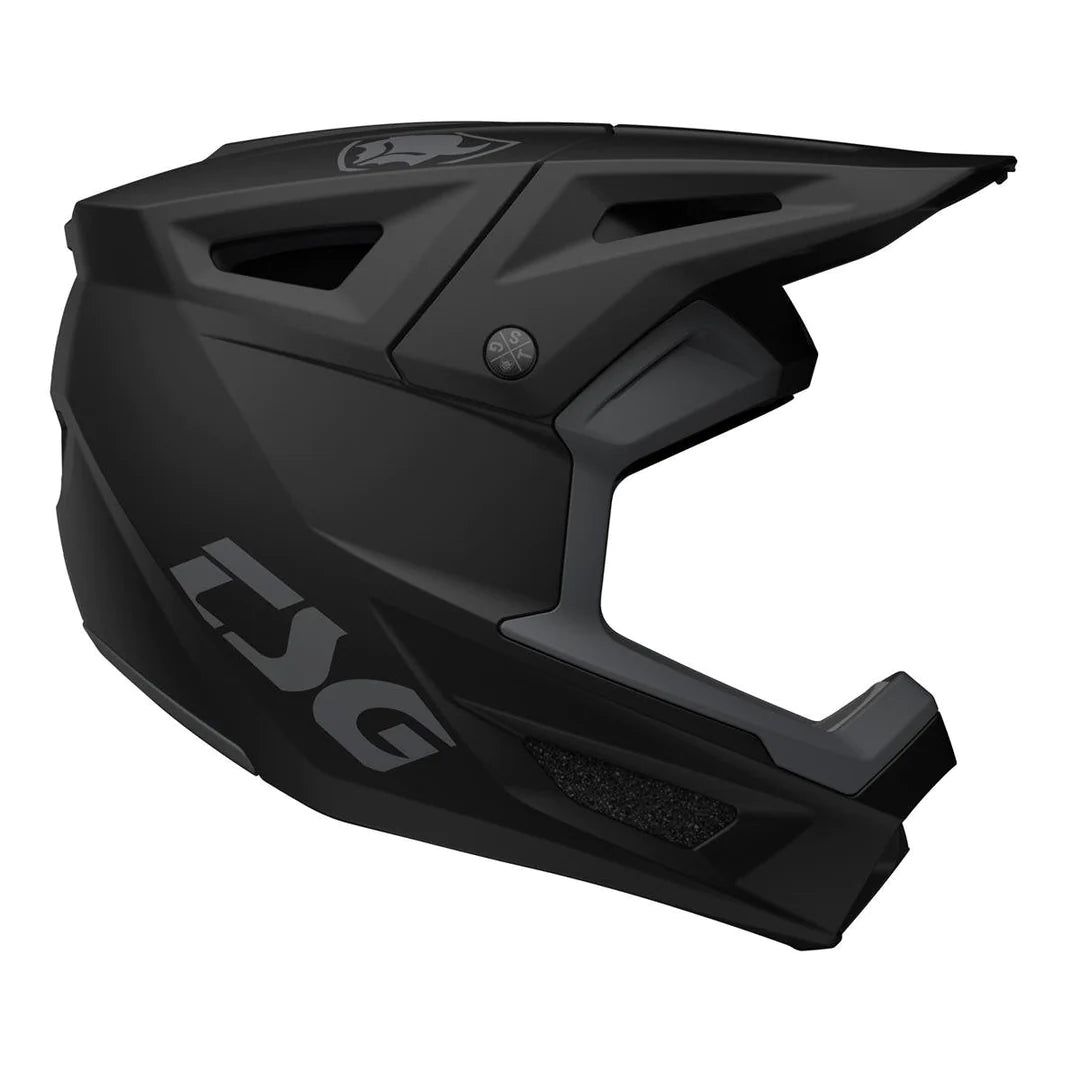 TSG Sentinel Fullface Helmet, COLOUR: Satin black, SIZE: Large