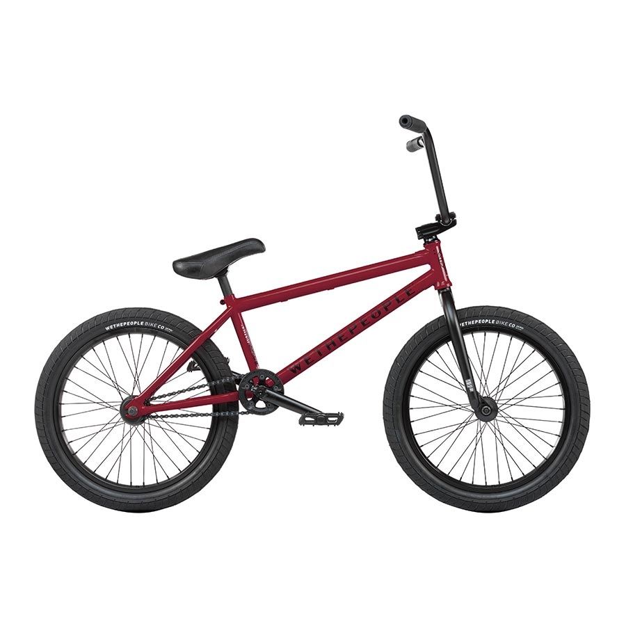 We The People Justice BMX Bike, COLOUR: Burgundy, SIZE: 20.75