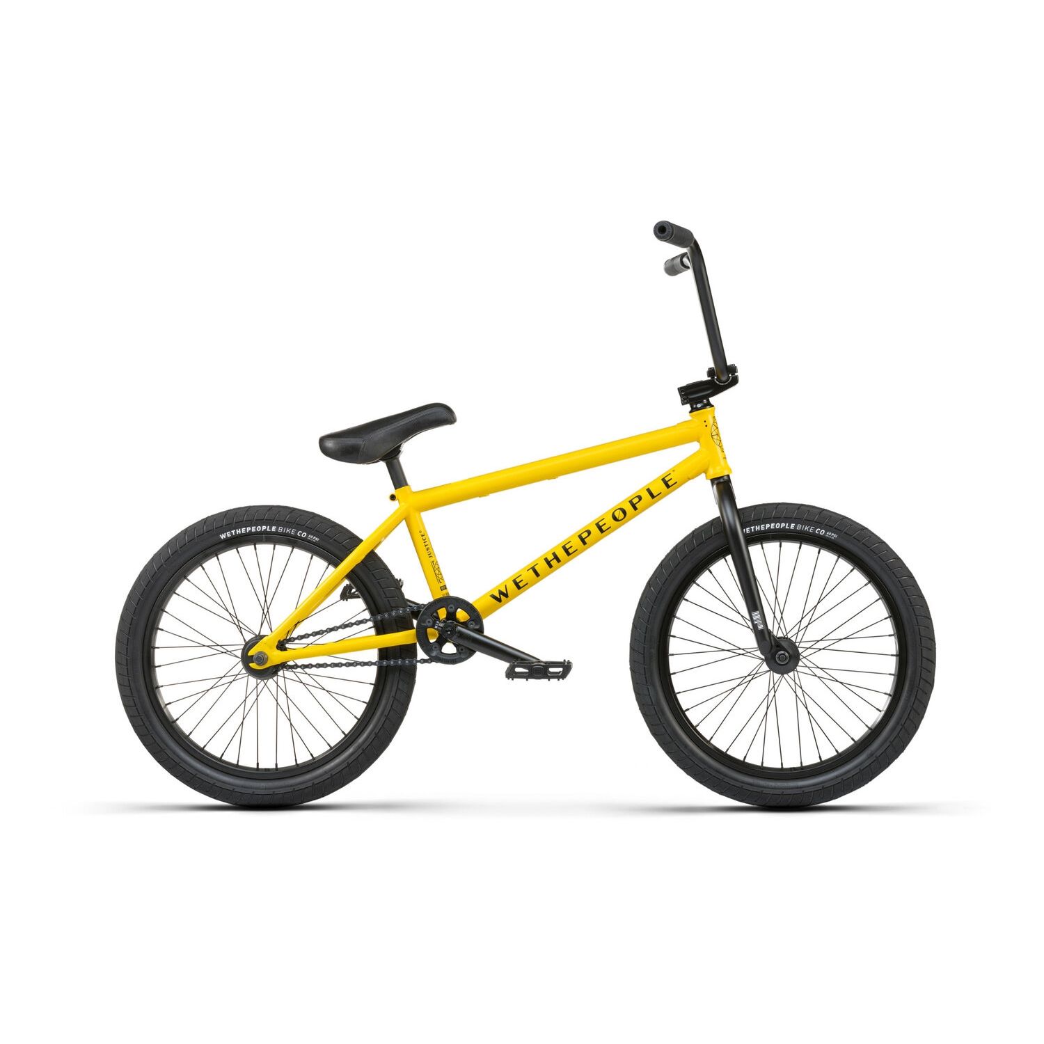 We The People Justice BMX Bike, COLOUR: Trans. matt taxi yellow, SIZE: 20.75