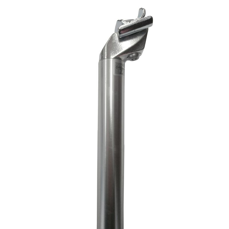 Zoom Steel/Alloy Seat Post, COLOUR: Silver, SIZE: 25.4mm