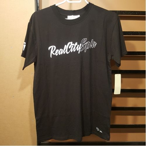 Real City Spin T-shirt, COLOUR: Black, SIZE: Small