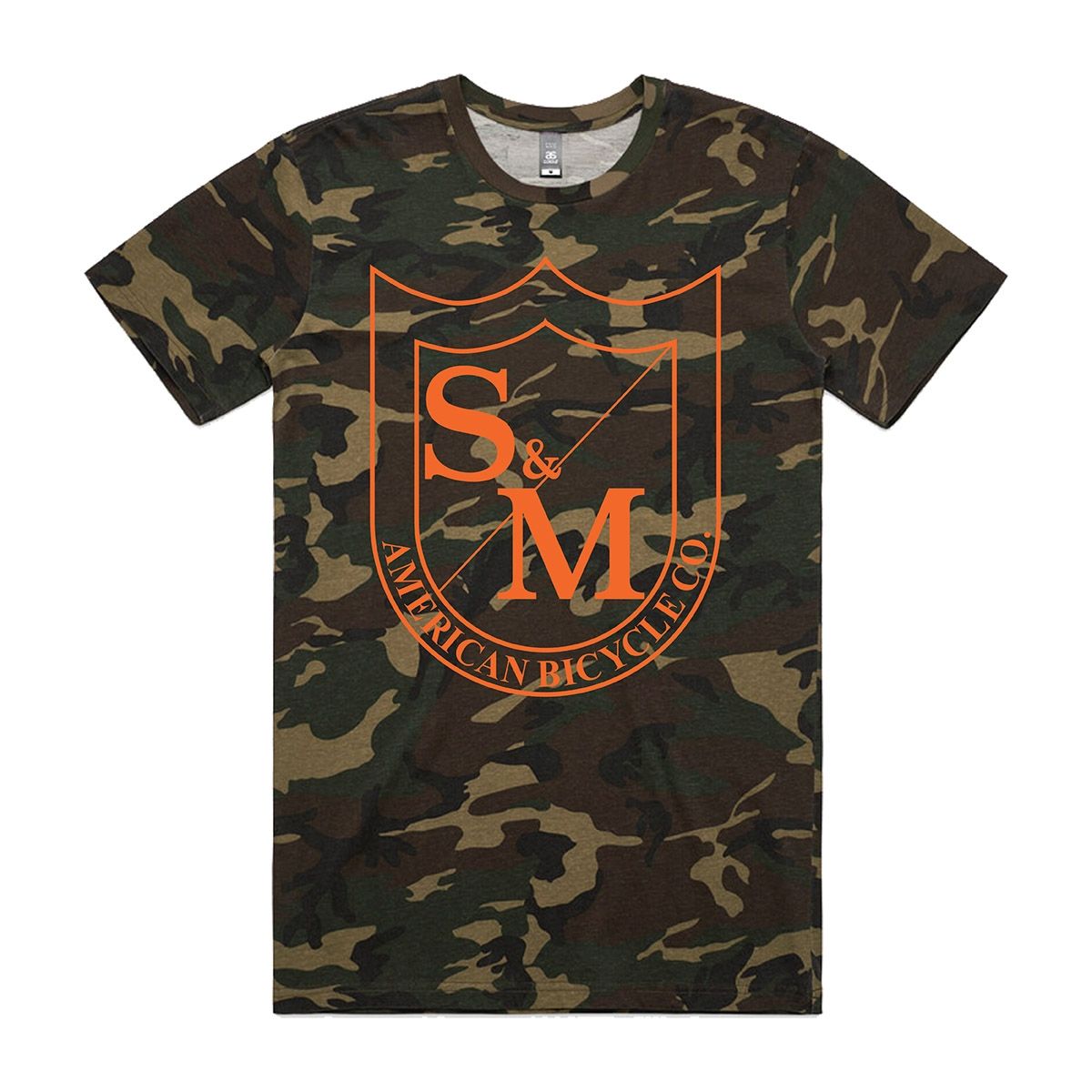 S&amp;M Big Shield T-shirt, COLOUR: Camo, SIZE: Large