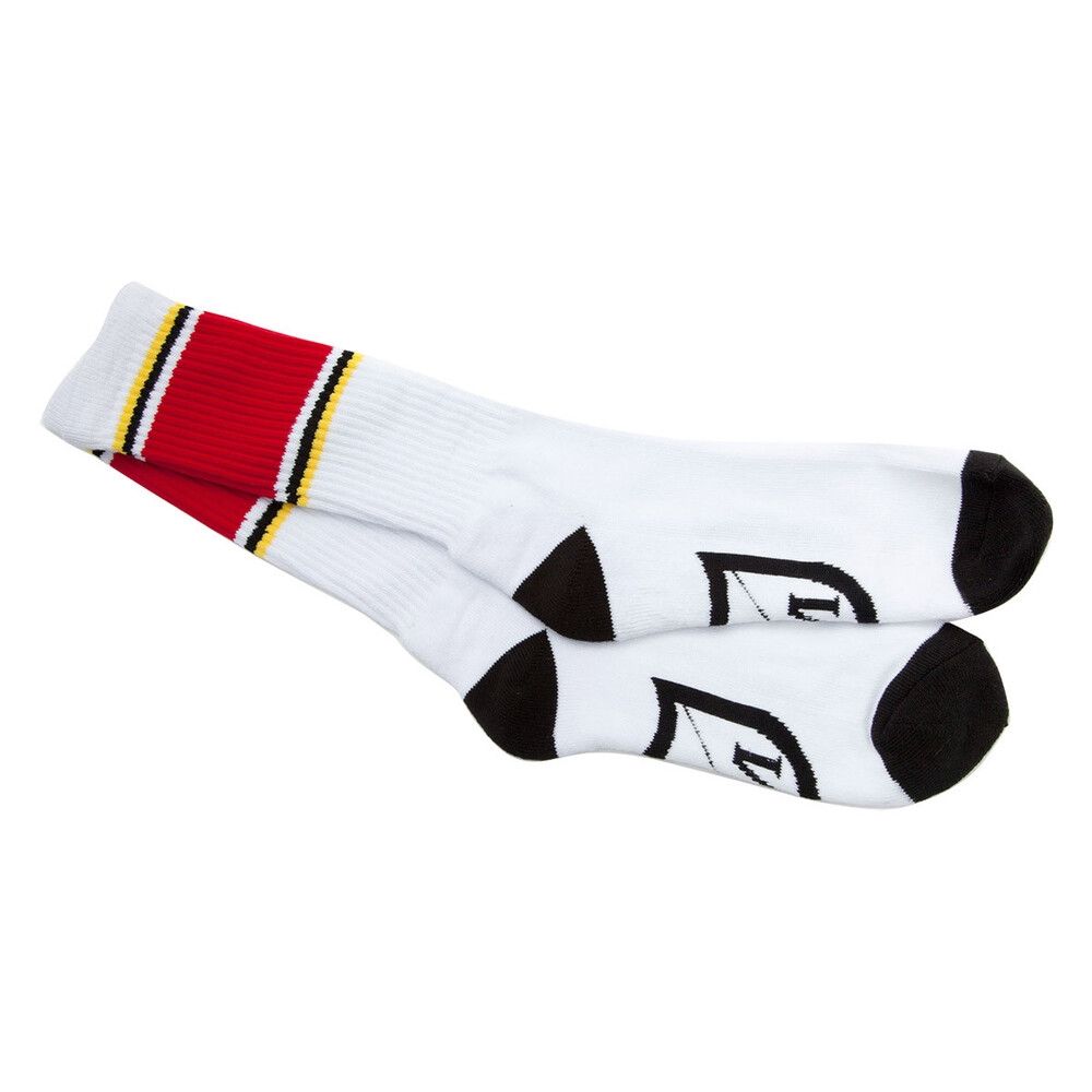 S&amp;M Retrograde Socks, COLOUR: White, SIZE: 9-11