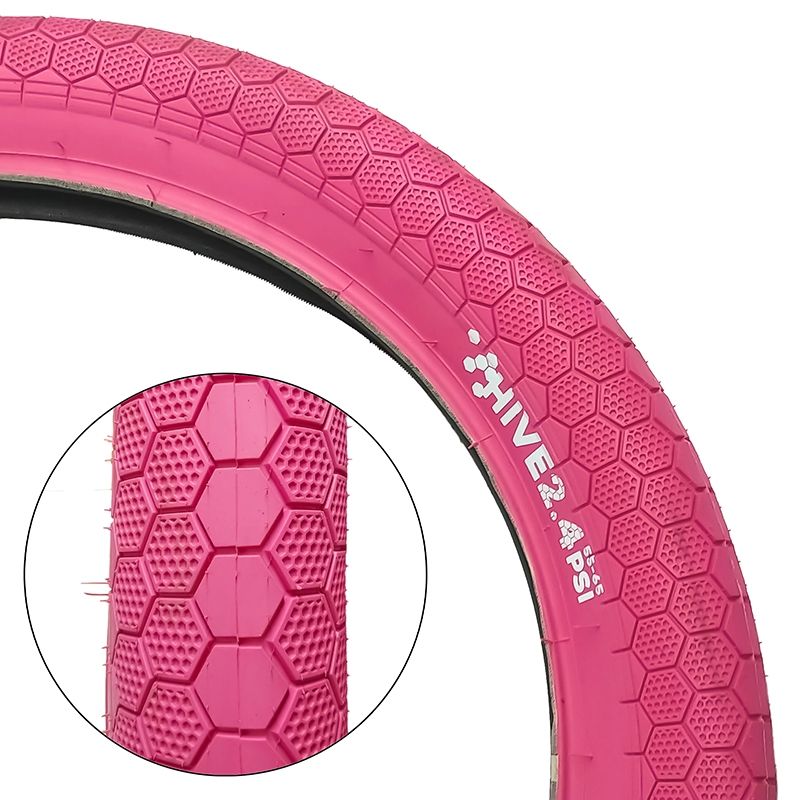Stolen Hive HP Tires (PAIR), COLOUR: Cotton Candy Pink, SIZE: 20 x 2.4
