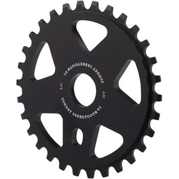 Sunday Sabretooth V2 Sprocket, COLOUR: Black, SIZE: 25T