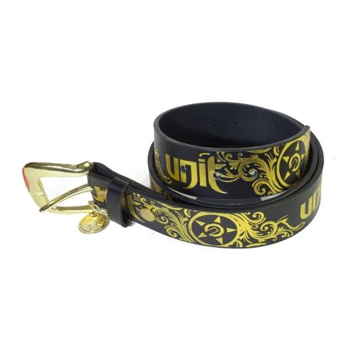 Unit Women's Belt, COLOUR: Black/Gold, SIZE: Small/Medium
