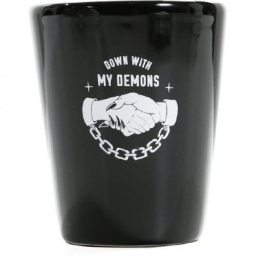 Sketchy Tank Demons Shot Glass