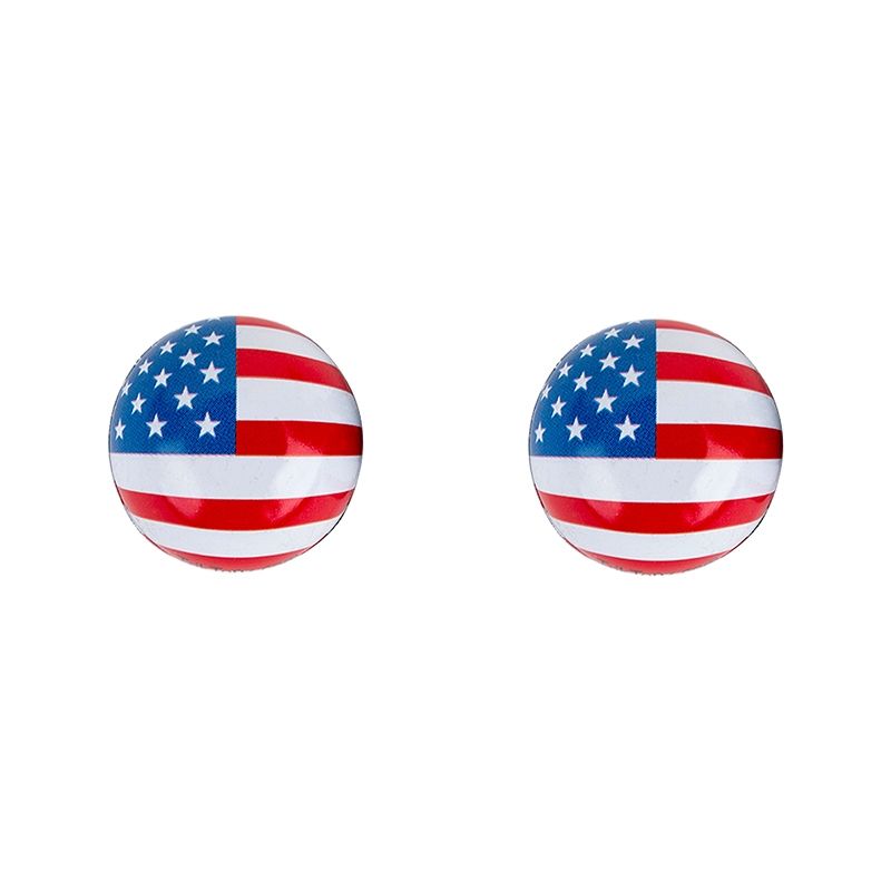 Tricktopz USA Flag Valve Caps