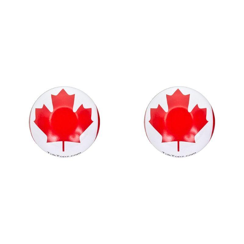Tricktopz Canada Flag Valve Caps