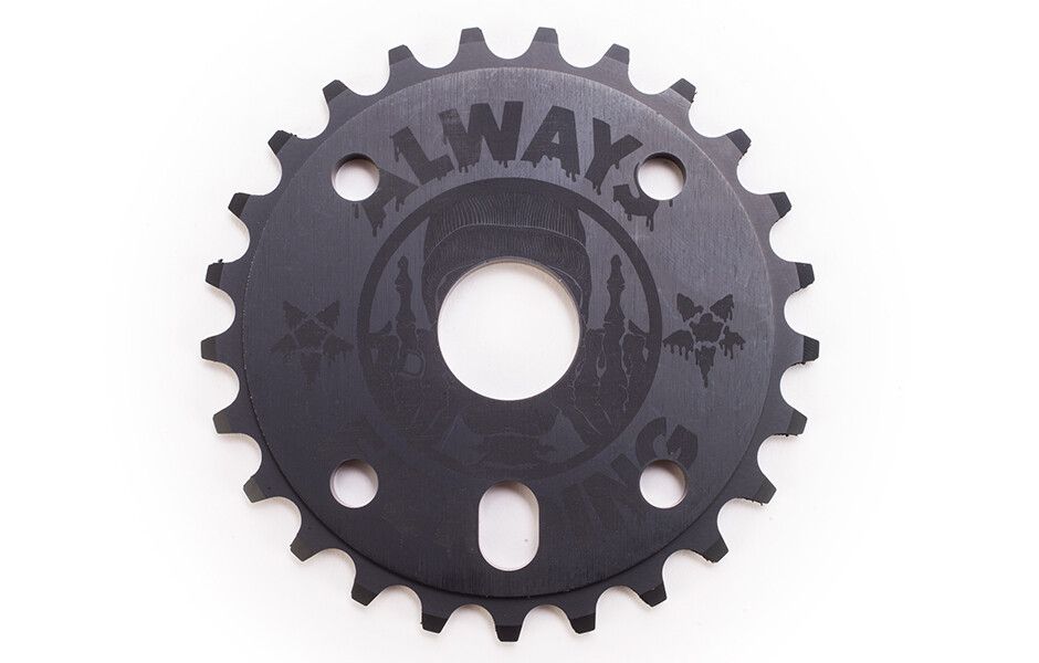 Fiend Reynolds Sprocket, Color: Black, Size: 25T