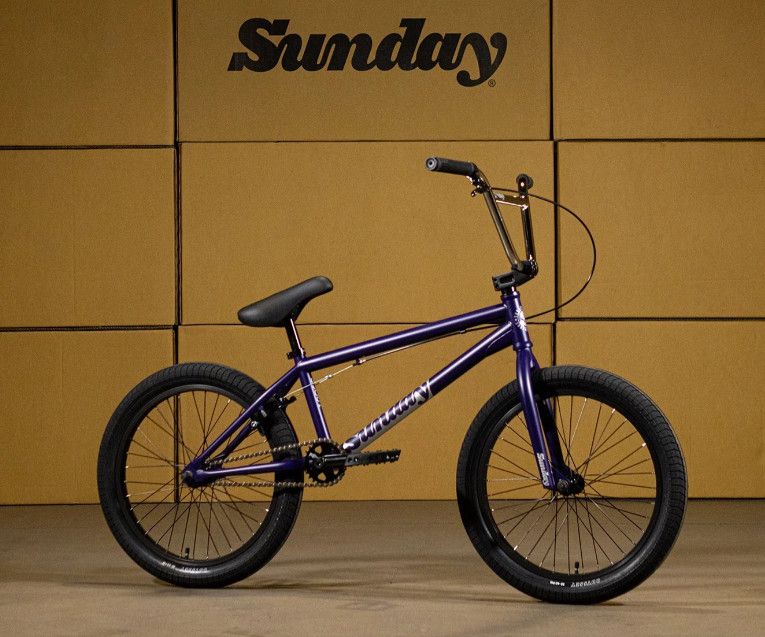 Sunday Scout BMX Bike, Color: Midnight Purple, Size: 20.75"