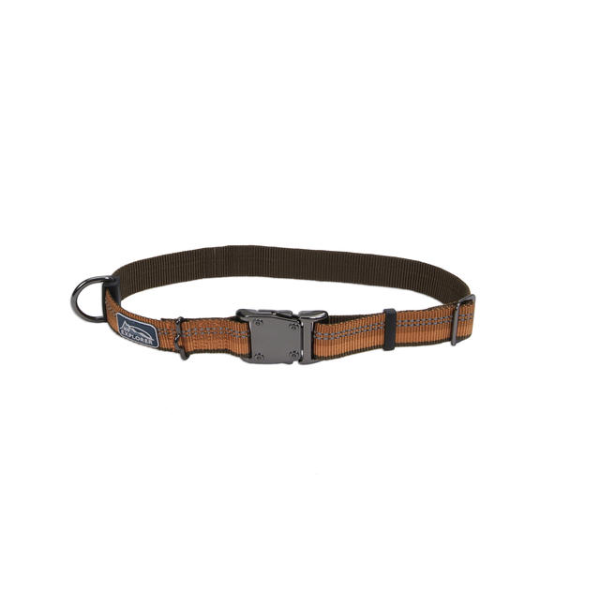 K9 Explorer Reflective Adj Collar 1" x 18" Orange