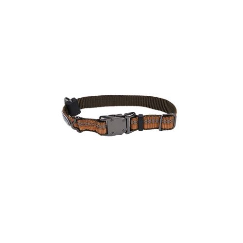K9 Explorer Reflective Adj Collar 5/8"x14" Orange