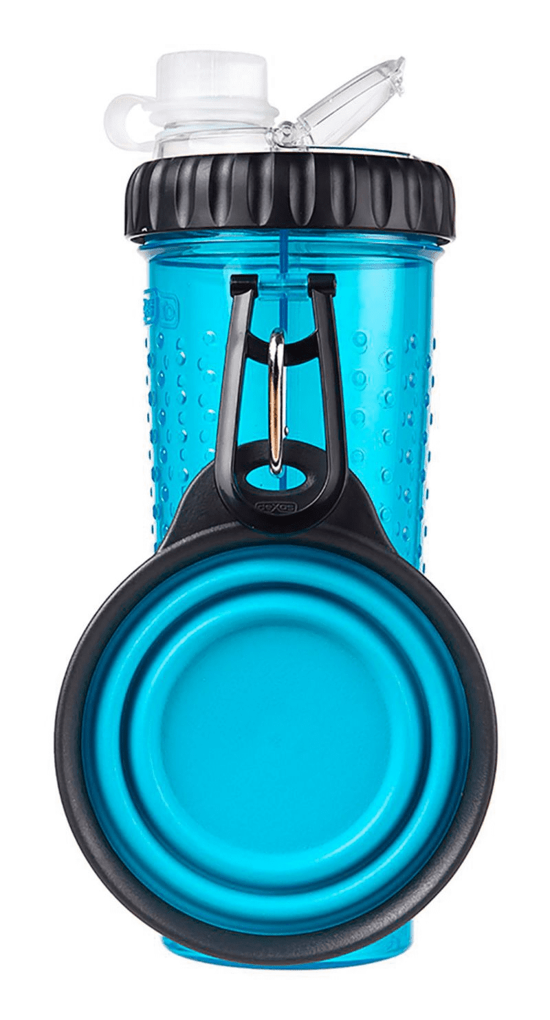 Dexas Popware Travel Pet Cup with Bottle Holder and Carabiner