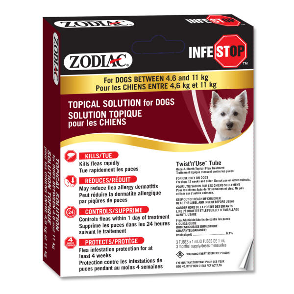 Zodiac Infestop Dogs 4.6KG - 11KG