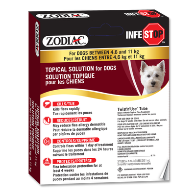 Zodiac Infestop Dogs 4.6KG - 11KG