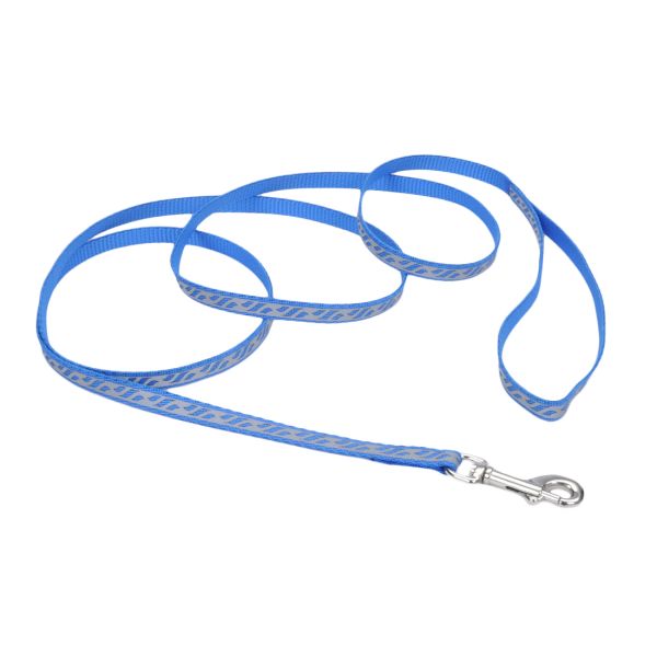 Lazer Brite Reflective Leash 3/8 x 6' BluWaves