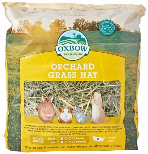 Oxbow Pet Products Orchard Grass Dry Small Animal Food, 40 oz.