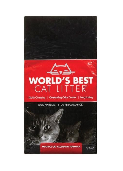 World's Best Cat Litter Multiple Cat Clumping Formula - 8lbs