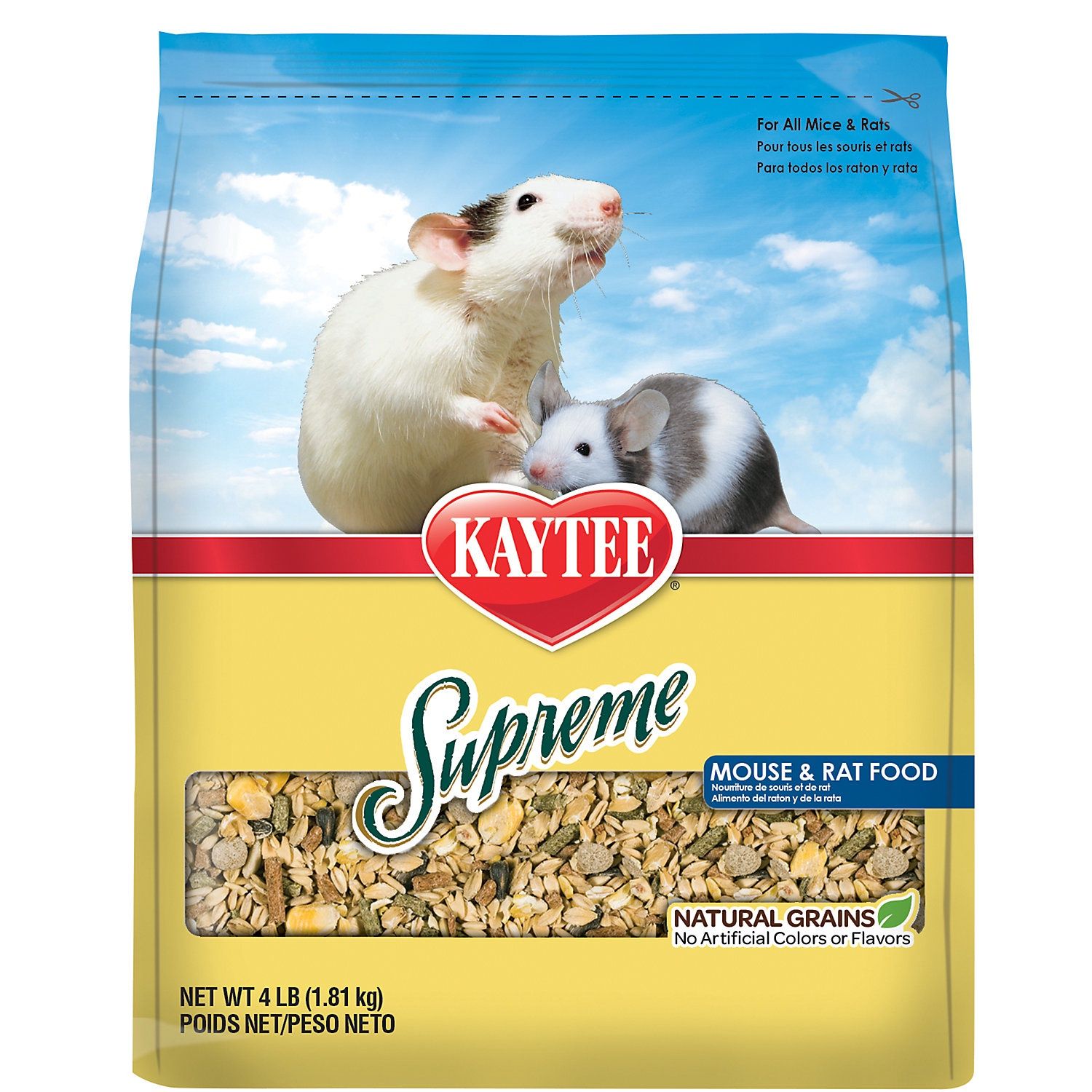Kaytee Supreme for Mouse and Pet Rats - 4lbs