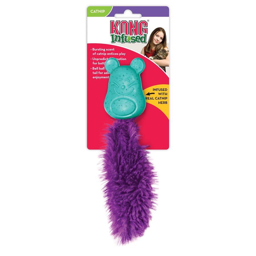 KONG Catnip Infused Bobble Mouse
