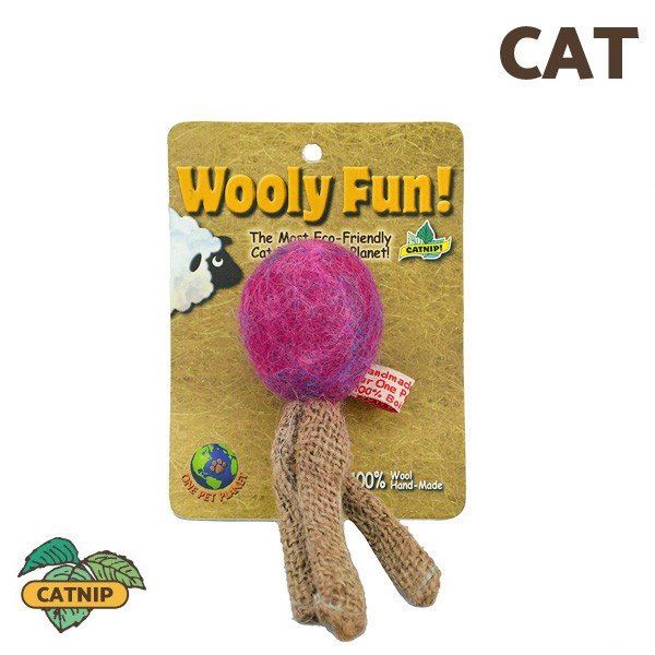 One Pet Planet Wooly Fun Triple Taile Ball