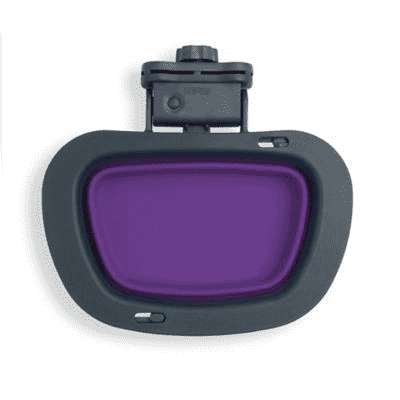 Dexas Collapsible Kennel Bowl - Purple (20 oz)