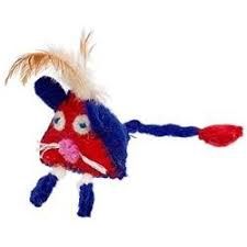 One Pet Planet Wooly Fun Pyramid Mouse Toy