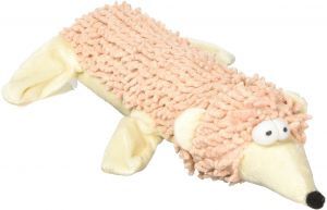 Amazing Pet Products Bottle Shaggy Pet Squeak Toy - Hedge-Hog