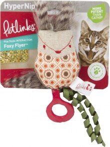 Worldwise Hypernip Foxy Flyer Launcher Cat Toy