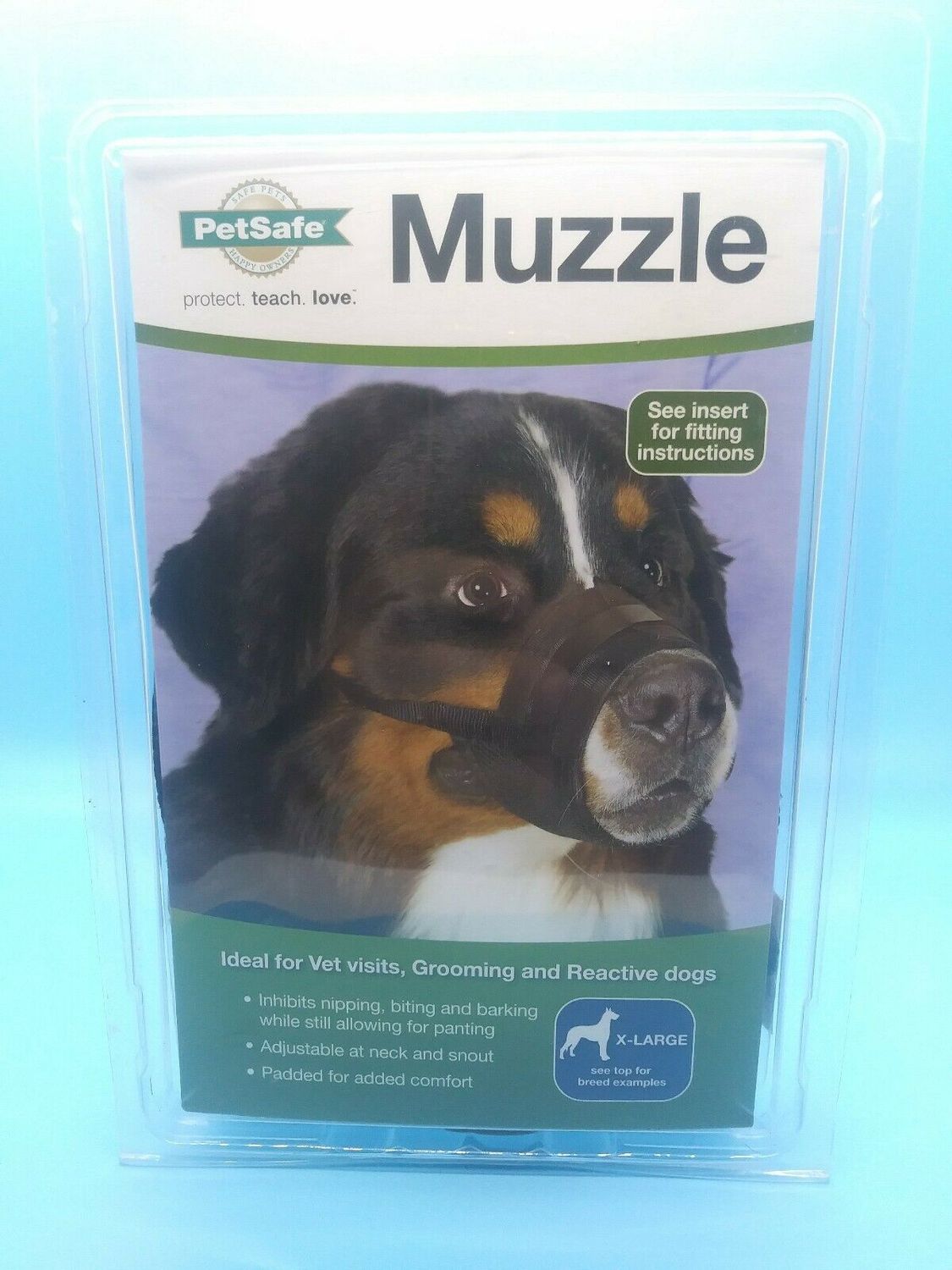 Pet Safe MUZ-X-BLK XL BLK Muzzle