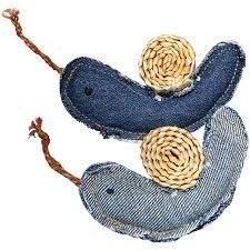 KONG Denim Snails Catnip Toy