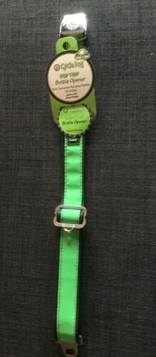 Bottle Open Dog Collar Green Medium