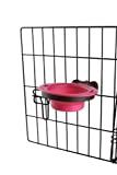 Dexas Popware for Pets Pivot Collapsible Kennel Cup, Small, Pink