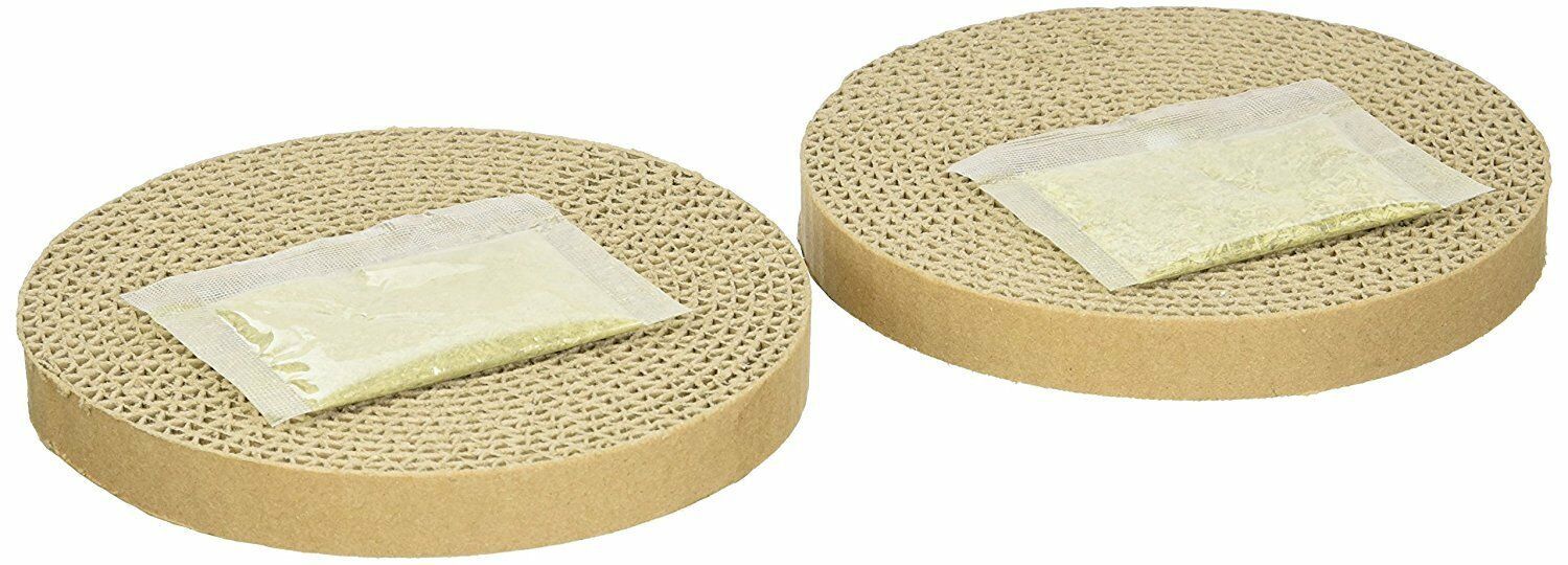 Spot Cardboard Brown Cat Scratcher 2 pk