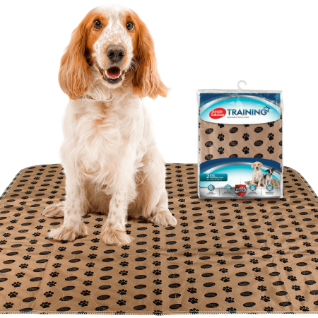 Simple Solution Large Washable Puppy Pad Reusable Dog Pee Pad Absorbent and Od